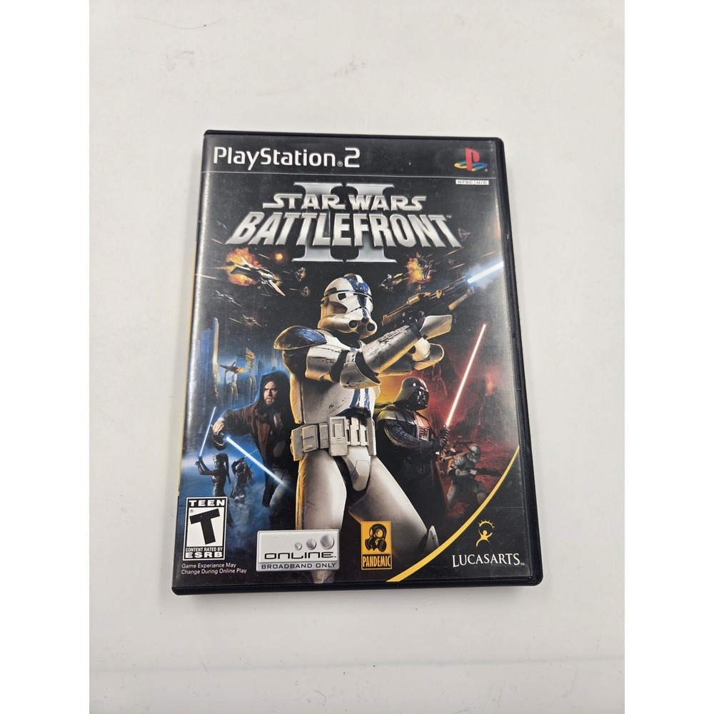 Star Wars Battlefront II - Sony PlayStation 2 PS2 Game Complete